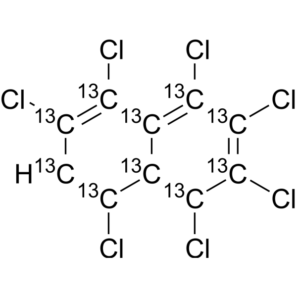 1,2,3,4,5,6,8-Heptachloronaphthalene-13C10